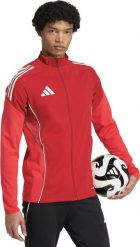 Bluza męska adidas Tiro 25 Competition Training czerwona JI6504 2XL. Czerwone bluzy męskie Adidas, m, bez wzorów, bez ramiączek, bez kaptura. Za 380.51 zł.