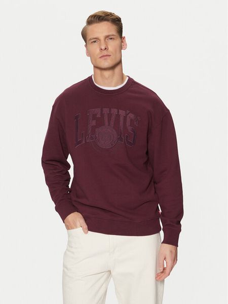 Levi's® Bluza Graphic 38712-0442 Fioletowy Relaxed Fit. Fioletowe bluzy męskie m, bez wzorów, z bawełny, bez ramiączek, bez kaptura. Za 199.99 zł.