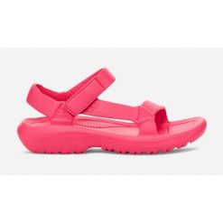 Klapki damskie Teva Hurricane Drift. Czerwone klapki damskie Teva, na lato, bez wzorów, eleganckie, bez obcasa, bez zapięcia. Za 218.50 zł.