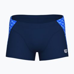 Bokserki kąpielowe męskie arena Monogram Swim Short. Niebieskie kąpielówki męskie ARENA, m, bez wzorów. Za 189.99 zł.