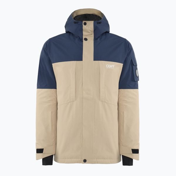 Kurtka narciarska Colourwear Eagle. Brązowe kurtki męskie Colourwear, na zimę, m, bez wzorów, z materiału, bez kaptura, narciarskie. Za 889.99 zł.