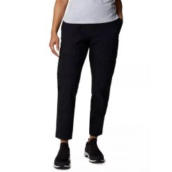 Damskie spodnie turystyczne Columbia Wallowa Cargo. Czarne spodnie sportowe damskie Columbia, bez wzorów, sportowe, długie, trekkingowe. Za 379.00 zł.