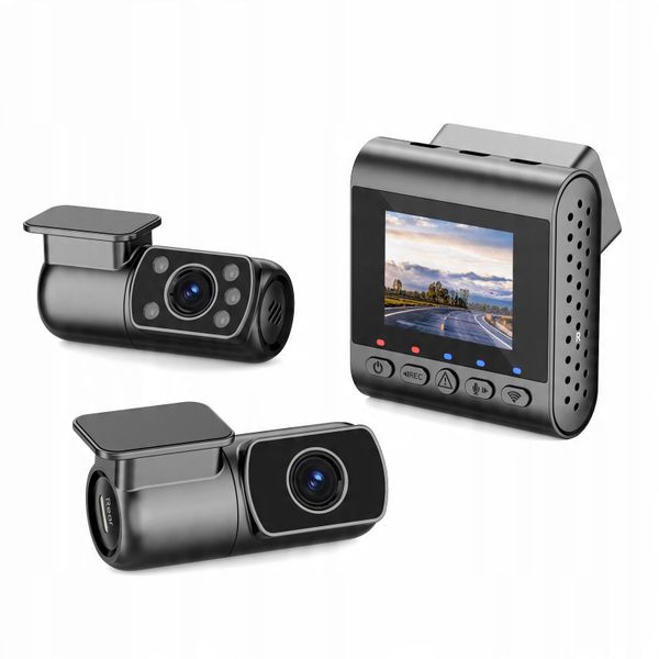 Wideorejestrator SJCAM M60S Kamera samochodowa 4K kamera Przód+Tył+Wnętrze. Wideorejestratory SJCAM. Za 825.99 zł.