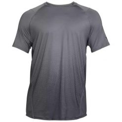 Koszulka sportowa męska Under Armour Raid 2.0 Dash Fade 1311389. Szare koszulki sportowe męskie Under Armour, m, bez wzorów, bez ramiączek, na fitness i siłownię. Za 139.00 zł.