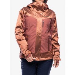 Kurtka ocieplana damska Columbia Point Park Insulated Jacket. Czerwone kurtki sportowe damskie Columbia, bez wzorów, bez ramiączek, bez kaptura, trekkingowe. W wyprzedaży za 712.25 zł.