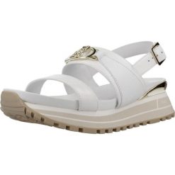 Sandały LIU-JO P010 MAXI WONDER Biały. Białe sandały damskie Liu Jo, bez wzorów, z syntetyku, bez obcasa, bez zapięcia. Za 480.25 zł.