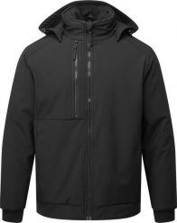 Kurtka męska Portwest CD874 - Ocieplany softshell WX2 Eco (2L) - czarny 2XL. Czarne kurtki męskie Portwest, l, bez wzorów, z softshellu, bez kaptura. Za 218.84 zł.