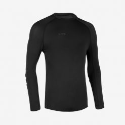 Podkoszulek piłkarski dla bramkarza Kipsta 900. Czarne bielizna sportowa damska KIPSTA, xl, bez wzorów, z elastanu. Za 159.99 zł.