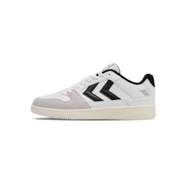 Sneakersy Hummel St. Power PLay PL. Białe obuwie sportowe damskie Hummel, bez wzorów, bez zapięcia, tenisowe. Za 303.00 zł.