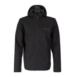 Kurtka softshell męska Jack Wolfskin Bornberg Hoody. Czarne kurtki męskie Jack Wolfskin, m, bez wzorów, z softshellu, sportowe, bez kaptura. Za 439.99 zł.