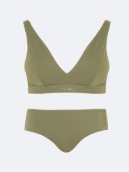 Góra od kostiumu kąpielowego khaki Morra 303. Zielone bikini BIG STAR, l, bez wzorów. Za 109.99 zł.
