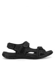 Lasocki Sandały KODIAQ-01 MI18 Czarny. Czarne sandały męskie Lasocki, bez wzorów, ze skóry, bez zapięcia. Za 159.99 zł.
