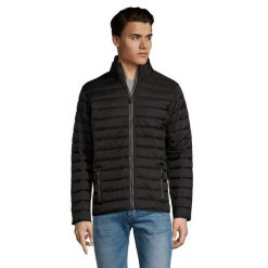 Męska Kurtka Ride Light Padded Jacket. Czarne kurtki męskie SOL'S, m, bez wzorów, z puchu, sportowe, bez kaptura. Za 294.99 zł.