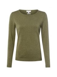 Brookshire Sweter z dzianiny DAmen Kobiety drobna dzianina zielony marmurkowy, XXL. Zielone swetry nierozpinane damskie brookshire, na jesień, xxl, bez wzorów, z bawełny, bez kołnierzyka, bez ramiączek. Za 199.95 zł.