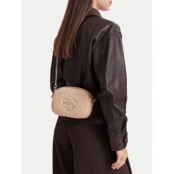 Torebka Eva Minge. Brązowe torebki do ręki damskie Eva Minge, bez wzorów, bez dodatków. Za 229.99 zł.