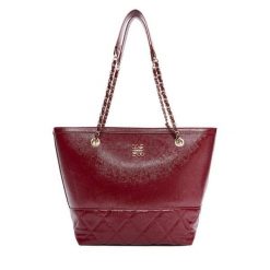 Torebka Nine West. Czerwone shopperki damskie Nine West, bez wzorów, bez dodatków. Za 229.99 zł.