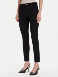 Rinascimento Chinosy CFC0126226003 Czarny Slim Fit. Czarne spodnie materiałowe damskie Rinascimento, bez wzorów, z syntetyku. Za 279.99 zł.