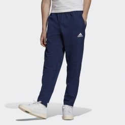 Entrada 22 Presentation Pants. Niebieskie spodnie sportowe męskie Adidas, xl, bez wzorów, z dresówki, do piłki nożnej. Za 103.99 zł.