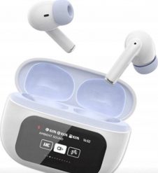 Słuchawki Moosen ECOBOX INTELIGENTNE SŁUCHAWKI BLUETOOTH Z DOTYKOWYM WYŚWIETLACZEM LCD A9PRO. Słuchawki bezprzewodowe Moosen. Za 89.99 zł.