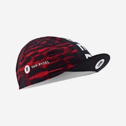 Czapka z daszkiem rowerowa Van Rysel LTD. Niebieskie czapki damskie VAN RYSEL, bez wzorów, z elastanu, sportowe. Za 44.99 zł.