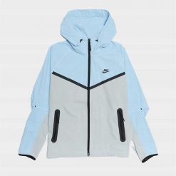 Kurtka Męska Sportowa Wiatrówka Nike Tech Windrunner. Niebieskie kurtki sportowe męskie Nike, m, bez wzorów, bez kaptura, na fitness i siłownię. Za 338.80 zł.
