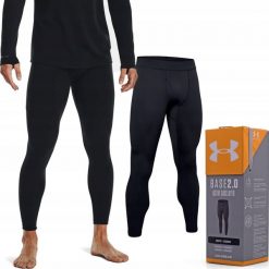 LEGGINSY TERMOAKTYWNE MĘSKIE UNDER ARMOUR BIELIZNA NA ZIMĘ SPORT 1343247 M. Bielizna sportowa męska Under Armour, m, bez wzorów. Za 184.99 zł.