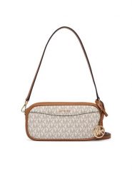 MICHAEL Michael Kors Torebka May 32T6GX5C1B Kremowy. Białe listonoszki damskie MICHAEL Michael Kors, bez wzorów, ze skóry, bez dodatków. Za 719.99 zł.