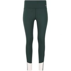 Damskie legginsy Athlecia Aspasia. Zielone legginsy damskie Athlecia, bez wzorów, z materiału, na fitness i siłownię. Za 123.00 zł.