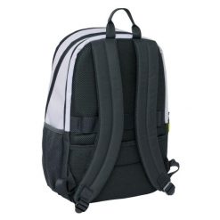 Plecak szkolny Real Madrid C.F. Poliester 600D. Białe plecaki męskie REAL MADRID, bez wzorów, z poliesteru, sportowe. Za 327.55 zł.