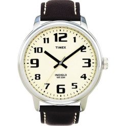 Zegarek Timex Męski T28201 Easy Reader Indiglo czarny. Czarne zegarki męskie Timex, bez wzorów. Za 209.00 zł.