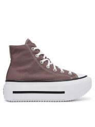 Converse Trampki Chuck Taylor All Star Lift Double Stack A20560C Brązowy. Brązowe trampki i tenisówki damskie Converse, bez wzorów, z materiału, bez zapięcia. Za 419.99 zł.