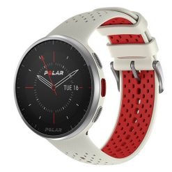Polar Pacer PRO biało-czerwony S-L. Białe zegarki sportowe Polar, z aplikacjami, z polaru, do biegania. Za 999.00 zł.