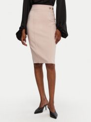 Rinascimento Spódnica ołówkowa CFC0122972003 Różowy Regular Fit. Czerwone spódnice damskie Rinascimento, l, bez wzorów, z syntetyku, ołówkowe. Za 259.99 zł.
