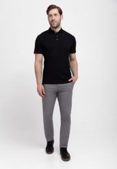 Bawełniane chinosy, Regular Fit, R-LORN. Szare eleganckie spodnie męskie Volcano, bez wzorów, z bawełny. Za 169.99 zł.