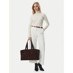Torebka MICHAEL Michael Kors. Brązowe shopperki damskie MICHAEL Michael Kors, bez wzorów, bez dodatków. Za 1,759.00 zł.