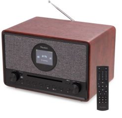 Radioodtwarzacz Audizio Radio internetowe Lucca z DAB+ z odtwarzaczem CD ciemne drewno one size. Radia Audizio. Za 899.00 zł.