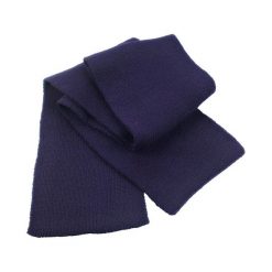 Klasyczny Ciężki Szalik Z Dzianiny. Niebieskie szaliki męskie RESULT WINTER ESSENTIALS, bez wzorów, z dzianiny. Za 61.99 zł.