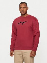 Hugo Bluza Easy 50528579 Czerwony Regular Fit. Czerwone bluzy męskie Hugo, m, bez wzorów, z bawełny, bez ramiączek, bez kaptura. Za 549.99 zł.