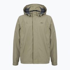 Kurtka przeciwdeszczowa męska CMP 39X7367 Snaps Hood. Brązowe kurtki męskie CMP, m, bez wzorów, bez kaptura. Za 309.99 zł.
