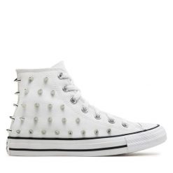 Trampki Converse. Białe trampki i tenisówki damskie Converse, bez wzorów, bez zapięcia. Za 269.99 zł.