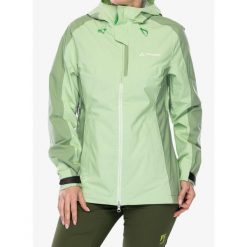 Kurtka przeciwdeszczowa damska Vaude Elope Jacket II. Zielone kurtki sportowe damskie Vaude, bez wzorów, bez ramiączek, bez kaptura, trekkingowe. Za 660.99 zł.