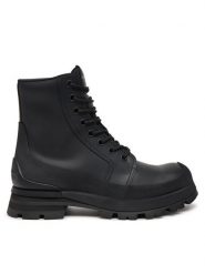 MCQ Alexander McQueen Trapery 777808WIEQ1 Czarny. Czarne buty zimowe męskie McQ Alexander McQueen, bez wzorów, ze skóry, bez obcasa, bez zapięcia. Za 4,739.00 zł.