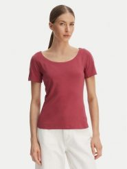 Weekend Max Mara T-Shirt Multig 2615941122 Czerwony Regular Fit. Czerwone t-shirty damskie Weekend Max Mara, xl, bez wzorów, z bawełny, bez kołnierzyka, bez ramiączek. Za 369.99 zł.