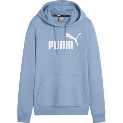 Bluza sportowa damska Puma Ess Logo. Bluzy damskie Puma, s, bez wzorów, casualowe, bez ramiączek, z kapturem. Za 221.83 zł.