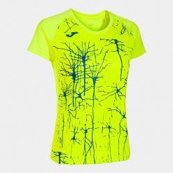 Koszulka do biegania damska Joma Elite IX. Niebieskie bluzki damskie Joma, s, bez wzorów, sportowe, bez kołnierzyka, bez ramiączek. Za 187.99 zł.