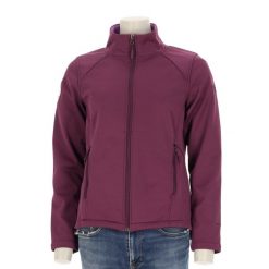 Second life - Kurtka polarowa damska fioletowa - Jak nowy. Fioletowe kurtki sportowe damskie The North Face, l, bez wzorów, z polaru, bez ramiączek, bez kaptura, outdoorowe. Za 149.06 zł.
