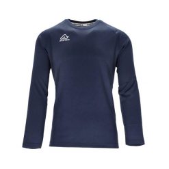 Bluza z okrągłym dekoltem Acerbis Tagete. Niebieskie bluzy damskie ACERBIS, l, bez wzorów, z materiału, biznesowe, bez ramiączek, bez kaptura. Za 167.00 zł.