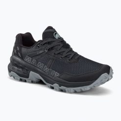 Buty trekkingowe damskie Mammut Sertig II Low GTX. Czarne obuwie trekkingowe damskie Mammut, bez zapięcia. W wyprzedaży za 617.60 zł.