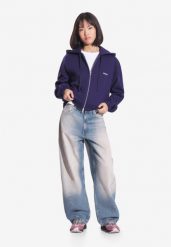 Bluza sportowa damska Prosto Bomb z kapturem. Niebieskie bluzy damskie Prosto., m, z aplikacjami, z bawełny, sportowe, bez ramiączek, z kapturem. Za 249.99 zł.
