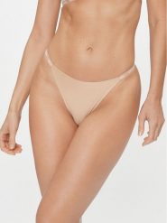 Guess Stringi O3YE02 KBS50 Beżowy. Brązowe majtki damskie Guess, z bawełny. Za 59.99 zł.